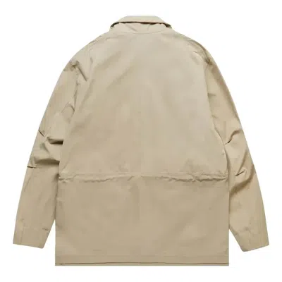 Stone Island Ghost Piece O-ventile Jacket 'tan' In Neutral