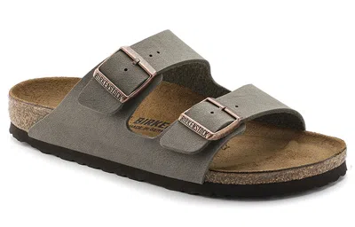 Birkenstock Arizona Birko-flor Birkibuc Narrow Fit 'stone'