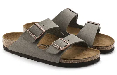 Birkenstock Arizona Birko-flor Birkibuc Narrow Fit 'stone'