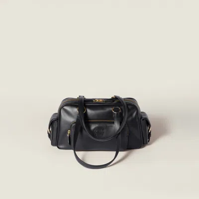Miu Miu Pocket Nappa Leather Top-handle Bag