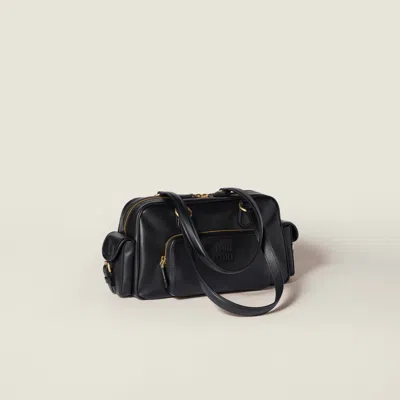 Miu Miu Pocket Nappa Leather Top-handle Bag