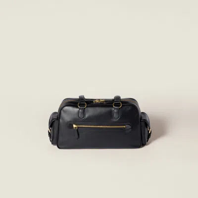 Miu Miu Pocket Nappa Leather Top-handle Bag