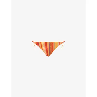 Monday Swimwear Womens Sardinia Strripe Le Marais Bikini Bottoms