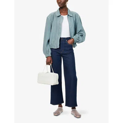 Agolde Womens Reissue (true Ind Rinse) Ren Wide-leg Stretch-denim Jeans