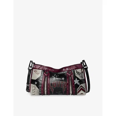 Zadig & Voltaire Womens Black Sunny Moody Leather Cross-body Bag