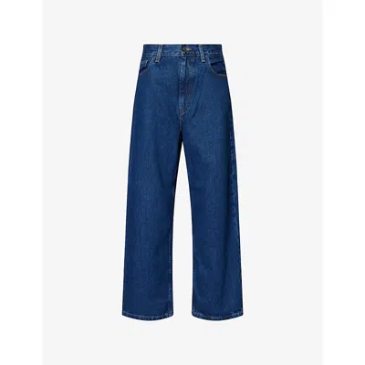 Carhartt Noxon High Waist Straight Leg Jeans In Blue