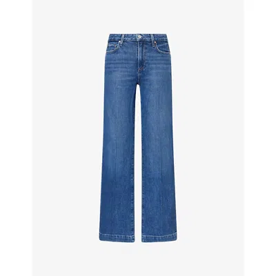 Paige Womens Sound Check Leenah Wide-leg Stretch-denim Jeans