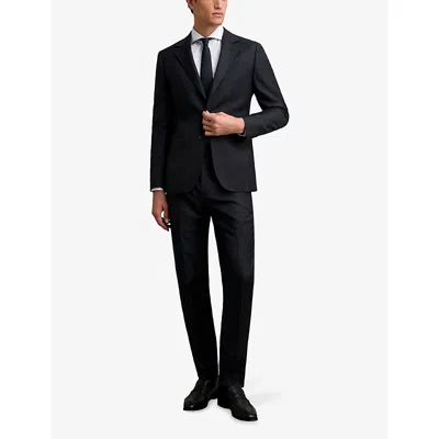 Reiss Mens Navy Seminar Slim-fit Woven Trousers