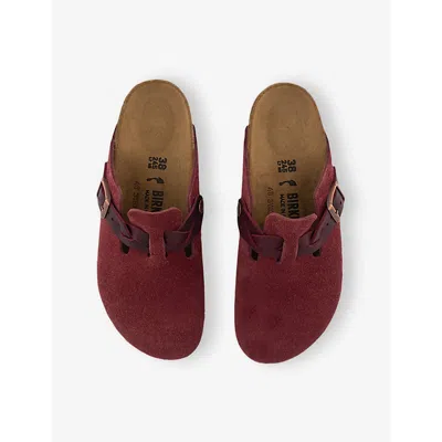 Birkenstock Womens Braided Zinfandel Boston Suede Clogs Eur 39 / 6 Uk
