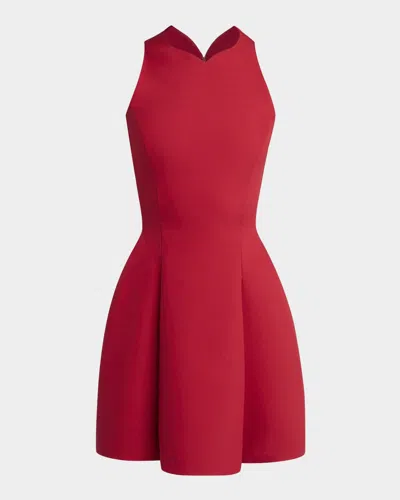 Versace Sleeveless Sculptural Mini Dress