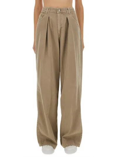Haikure "candy Wide-leg" Jeans In Brown