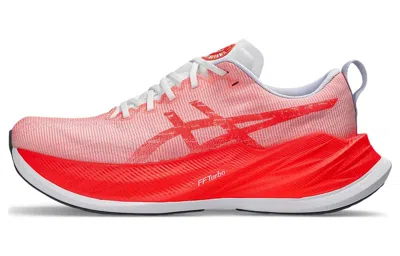 Asics Superblast 'white Sunrise Red' In Pink