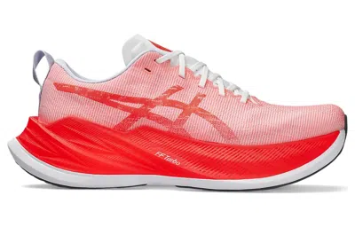 Asics Superblast 'white Sunrise Red' In Pink