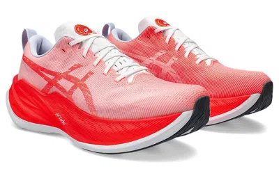 Asics Superblast 'white Sunrise Red' In Pink