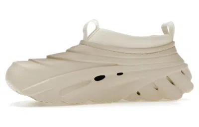 Crocs Ivory Rubber Echo Storm Slip Ons In Multi
