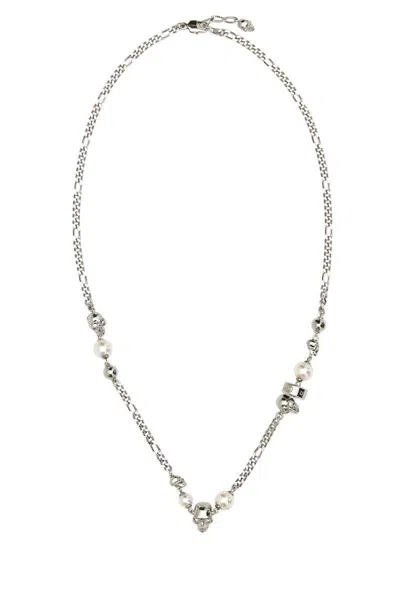Alexander Mcqueen Necklaces In Metallic