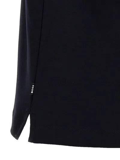 Hugo Boss Blue Palosh 30 Polo Shirt In Black