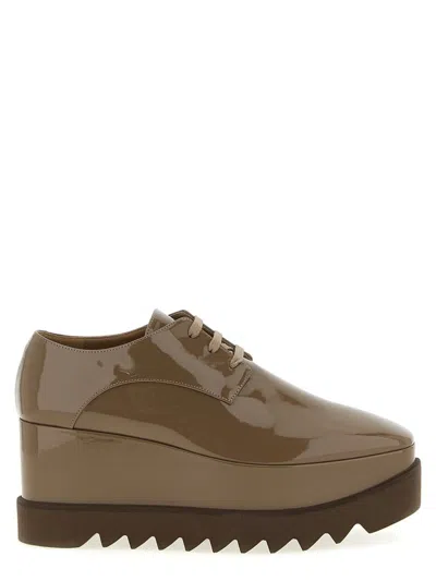 Stella Mccartney Stellabration Capsule Monocrome Elyse Wedges In Brown