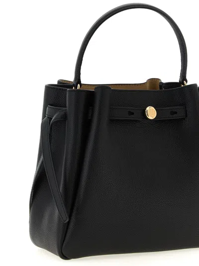 Tory Burch Small Romy Leather Bucket Bag