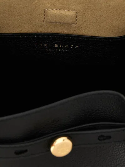 Tory Burch Small Romy Leather Bucket Bag