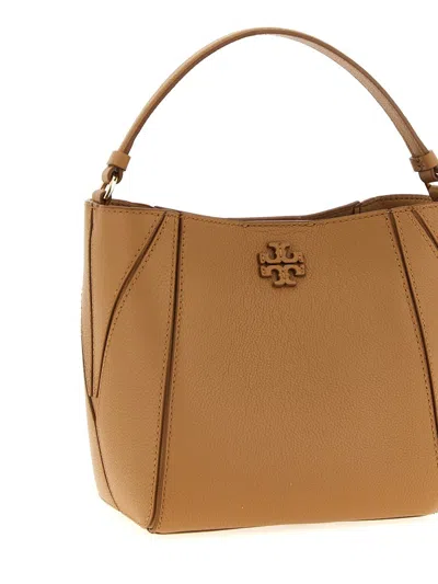 Tory Burch 'mcgraw' Small Bucket Bag In Brown
