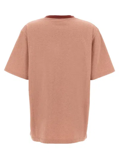 Chloé Pink Cotton T-shirt With Logo