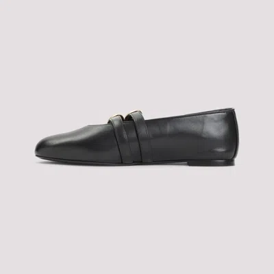Stuart Weitzman Double-buckle Ballet Flats