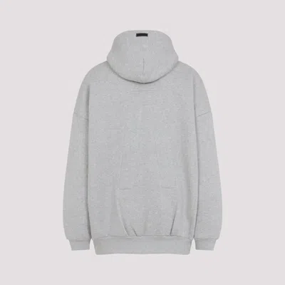 Fear Of God Relaxed Fit Grey Sweatshirt With Zip-up Front In Gray