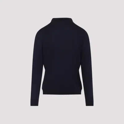 Kiton Navy Blue Polo Shirt
