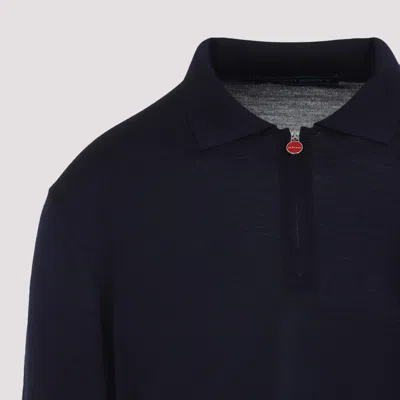 Kiton Navy Blue Polo Shirt