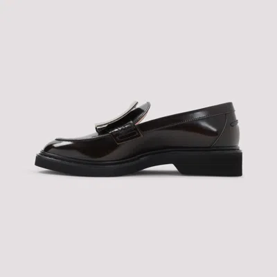 Roger Vivier Viv Rangers Met Buc 25 Loafers In Black