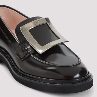 Roger Vivier Viv Rangers Met Buc 25 Loafers In Black