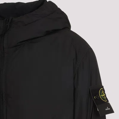 Stone Island Crinkle Reps Ny Jacket In Black
