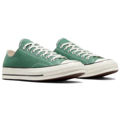 Converse Chuck 70 Ox Canvas Low-top Sneakers In Green