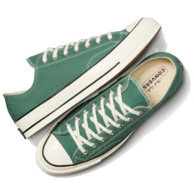 Converse Chuck 70 Ox Canvas Low-top Sneakers In Green
