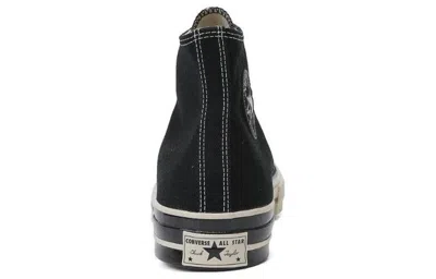 Converse Round Head Low-cut Casual Shoes In Black