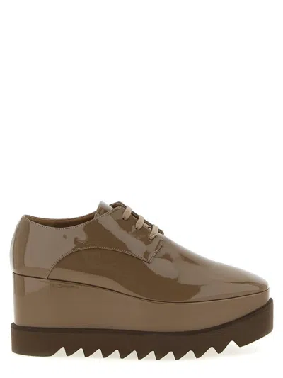 Stella Mccartney Stellabration Capsule Monocrome Elyse Wedges In Brown