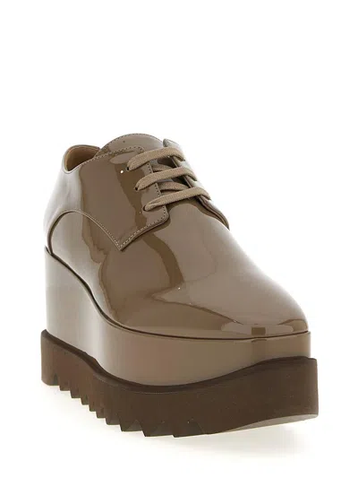 Stella Mccartney Stellabration Capsule Monocrome Elyse Wedges In Brown