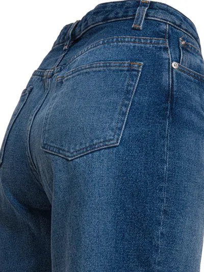 Apc A.p.c. "elisabeth" Jeans In Blue