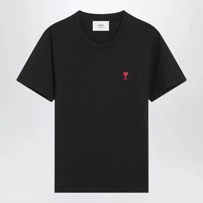 Ami Alexandre Mattiussi Logo-embroidered Organic Cotton-jersey T-shirt