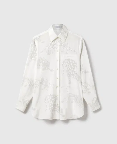 Stella Mccartney Leopard Pattern Oversized Shirt