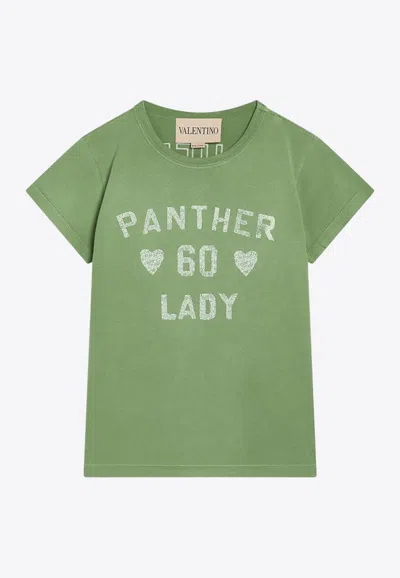 Valentino Playful Printed Cotton T-shirt With Bold Lettering
