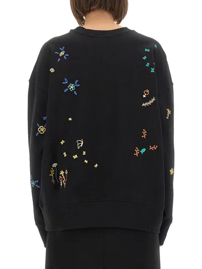 Ps By Paul Smith Ps Paul Smith Embroidered Cotton Sweatshirt