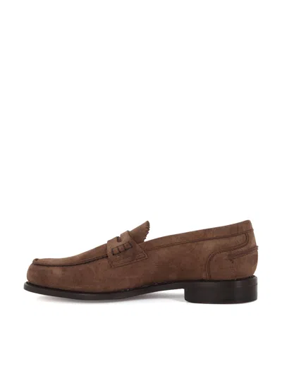 Berwick Kudu Reverse Baltic Loafers In Brown
