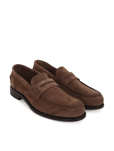 Berwick Kudu Reverse Baltic Loafers In Brown