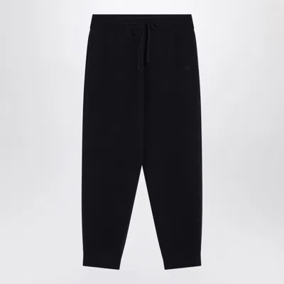 Burberry Navy Blue Cashmere-blend Jogging Pants