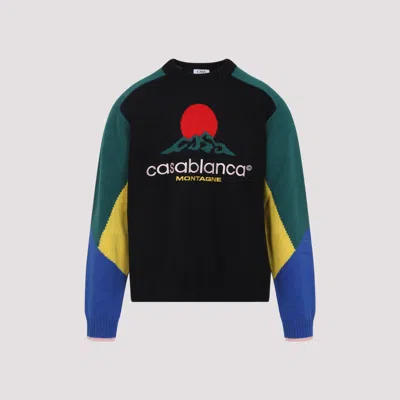 Casablanca Crewneck Merino Wool Jumper