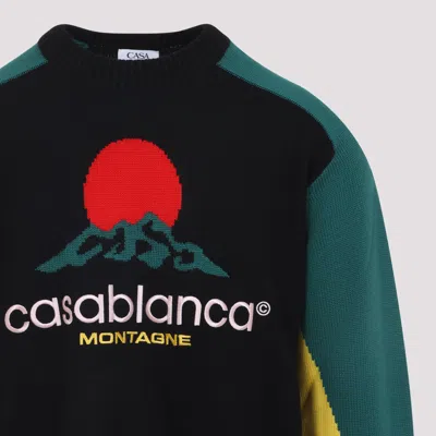 Casablanca Crewneck Merino Wool Jumper