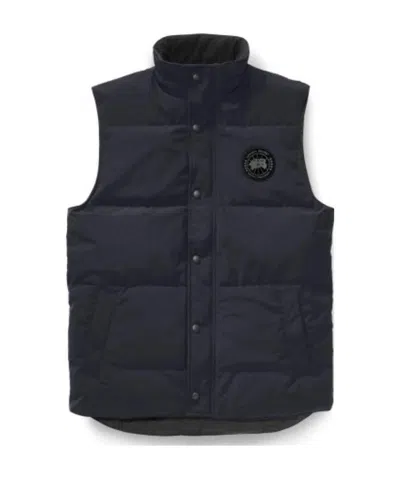 Canada Goose Garson Black Label Padded Gilet In Blue
