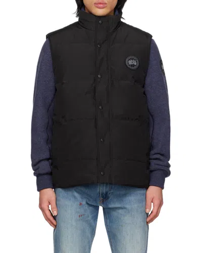 Canada Goose Garson Black Label Padded Gilet In Blue